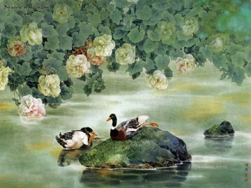  Peinture Tableaux - Oiseaux de peinture fleur chinoise